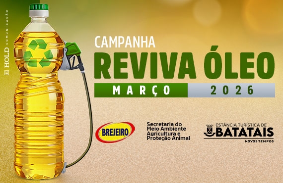Batatais realiza nova edição da campanha “Reviva o Óleo” nesta sexta-feira