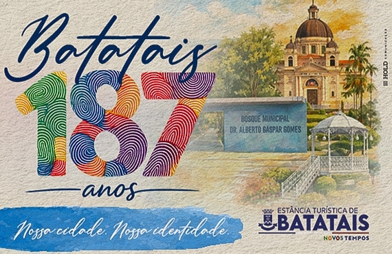 Batatais celebra 187 anos neste sábado com programação especial de esporte, cultura e entretenimento