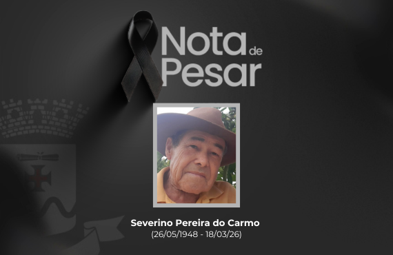 Nota de Pesar - Severino Pereira do Carmo