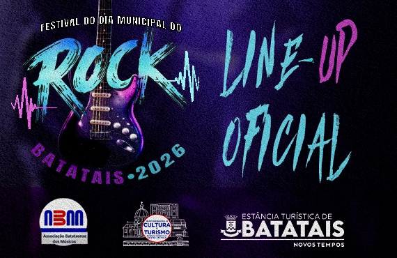 Batatais recebe grandes bandas no Festival do Dia Municipal do Rock 2026