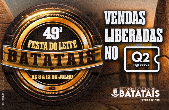 Saiba como adquirir ingressos antecipados para a 49ª Festa do Leite de Batatais