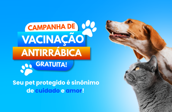 Prefeitura de Batatais promove campanha gratuita de vacinação antirrábica para cães e gatos