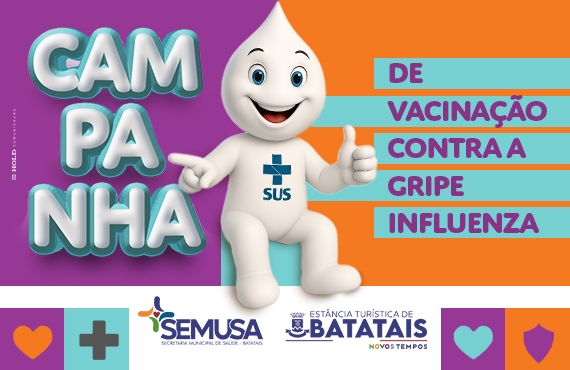 Vacinação contra a gripe segue aberta para toda a população em Batatais