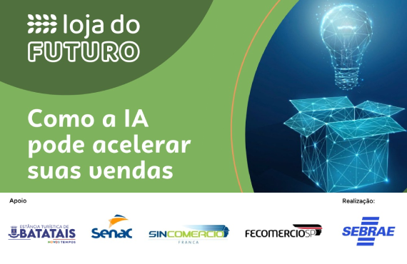 Sebrae promove curso sobre Inteligência Artificial e abre acesso a consultorias gratuitas do Senac