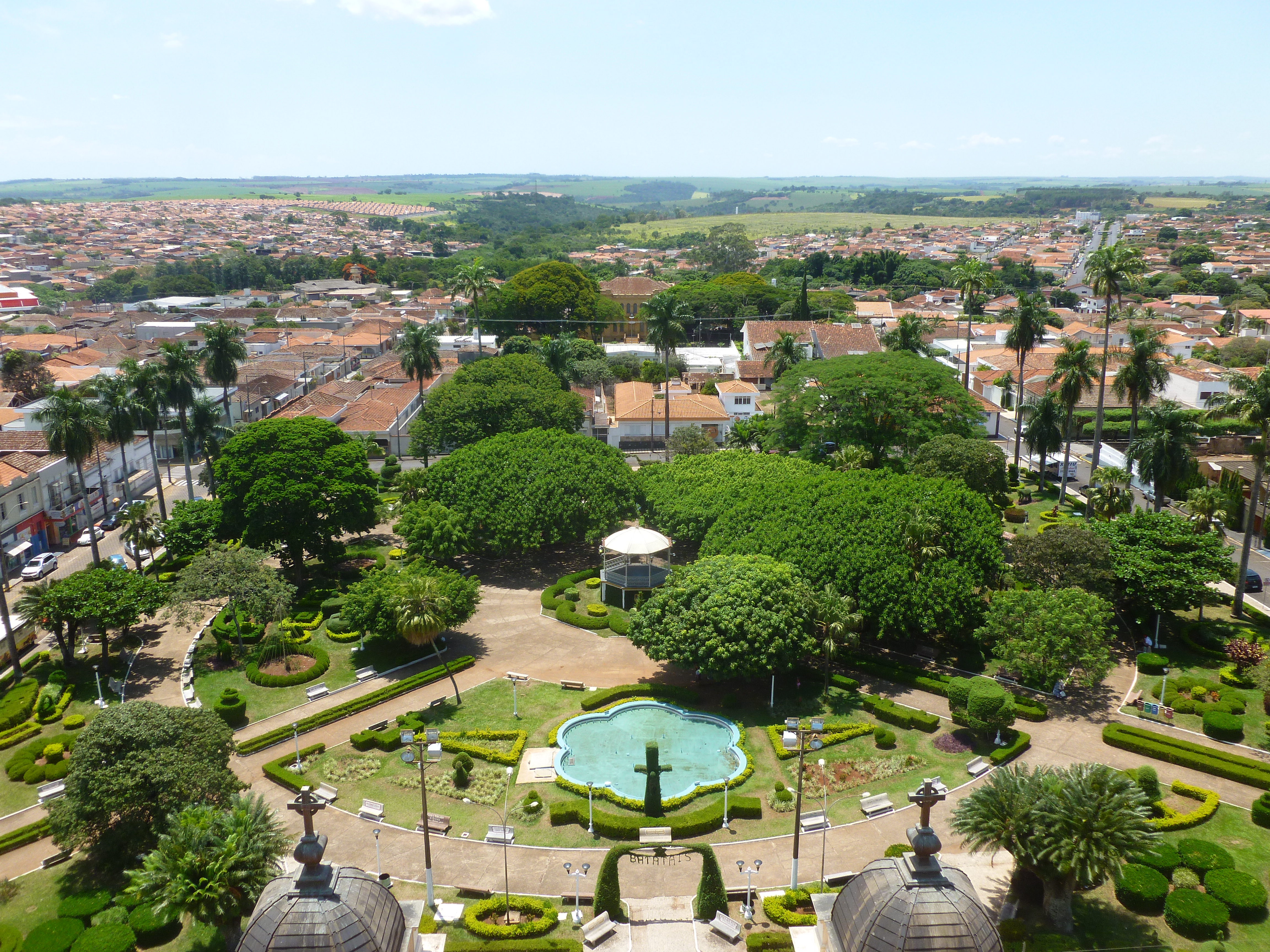 Jardins da praça