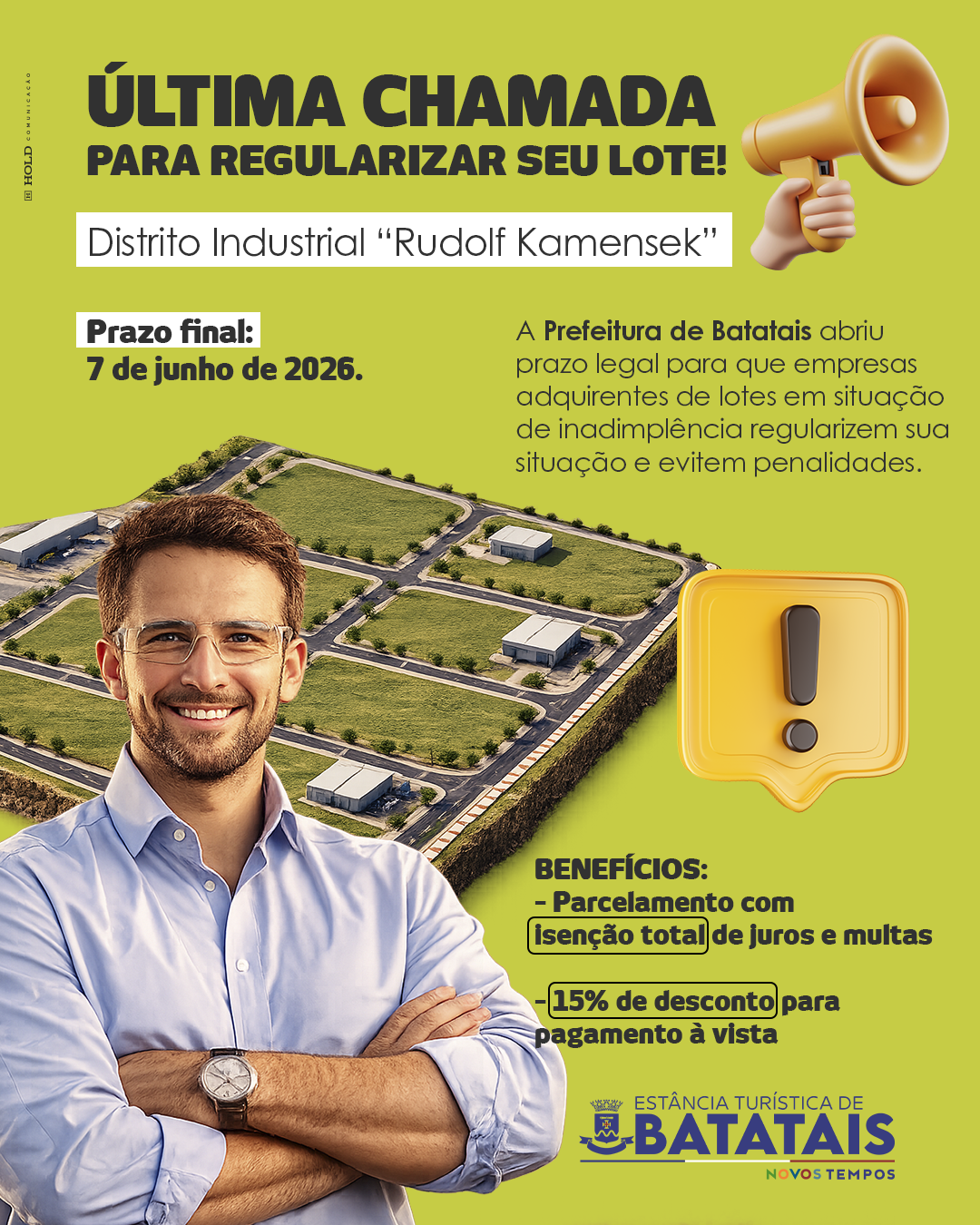 Post &bull; 1080x1350 &bull; Batatais &bull; 6236 &bull; Distrito Industrial copiar